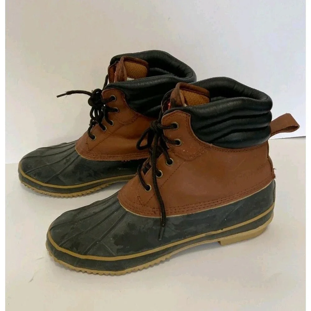 Ozark Trail Boots Mens 11 Brown Pike 5 Duck Boot Outdoor Work Casual